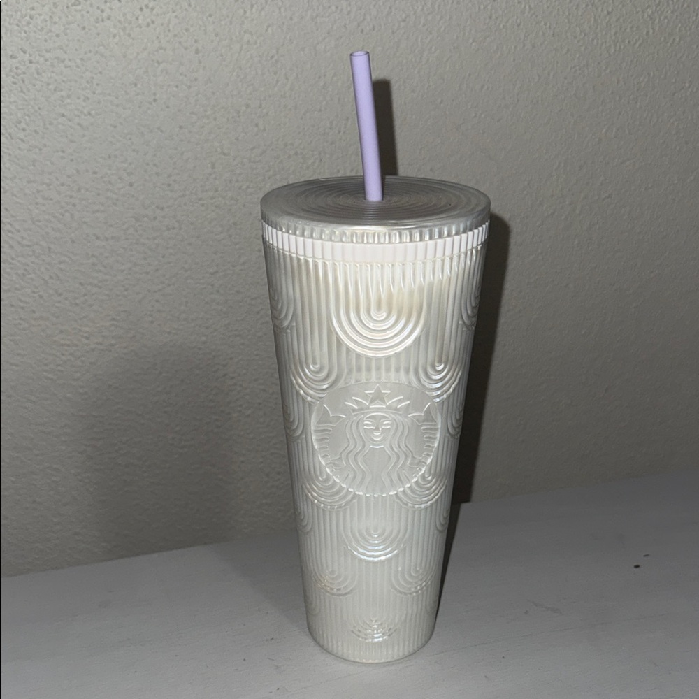 🥤Buy 2 Cups Get 1 FREE - Starbucks Pearl White Mermaid Siren ScalesShell Core